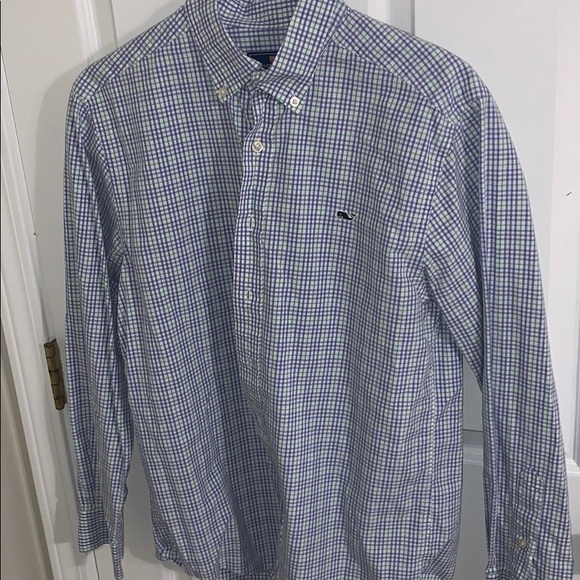 Vineyard Vines Checkered Slim Fit Button Down - Picture 1 of 3